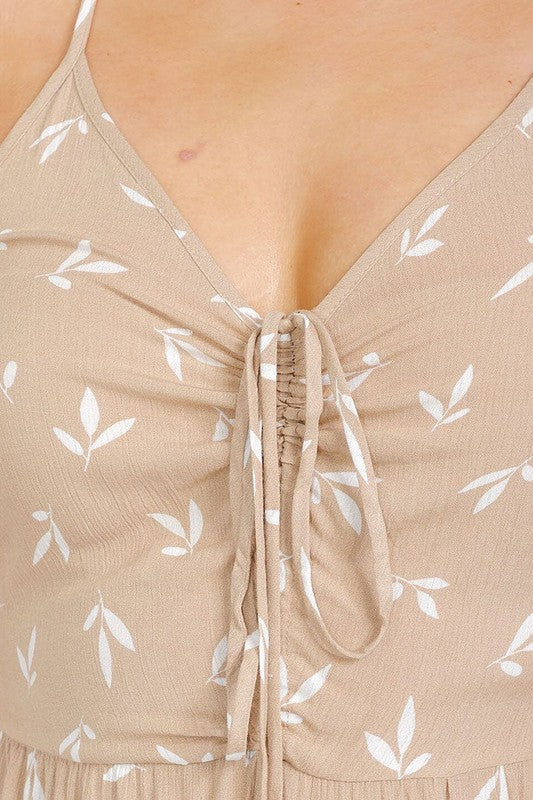 Scrunch Front Curvy Jumpsuit