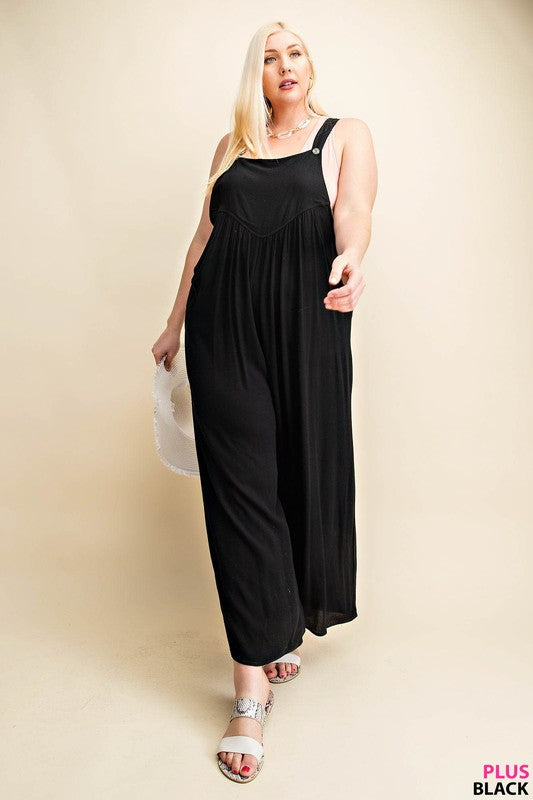 Curvy Overall Jumpsuit