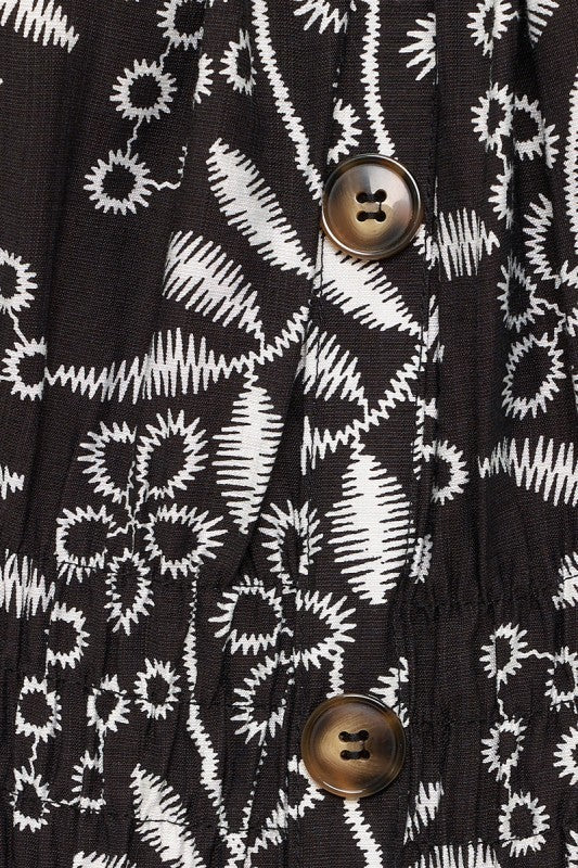 Curvy Printed Maxi Dress